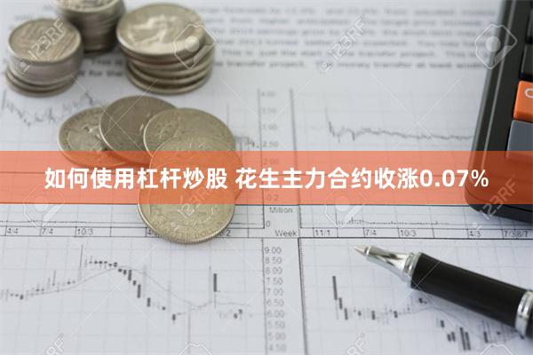 如何使用杠杆炒股 花生主力合约收涨0.07%