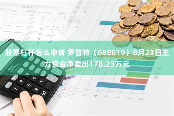 股票杠杆怎么申请 罗普特（688619）8月23日主力资金净卖出178.23万元