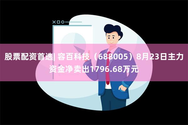 股票配资首选| 容百科技（688005）8月23日主力资金净卖出1796.68万元