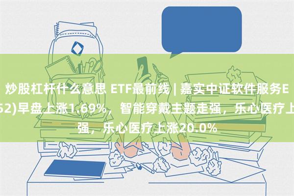 炒股杠杆什么意思 ETF最前线 | 嘉实中证软件服务ETF(159852)早盘上涨1.69%，智能穿戴主题走强，乐心医疗上涨20.0%