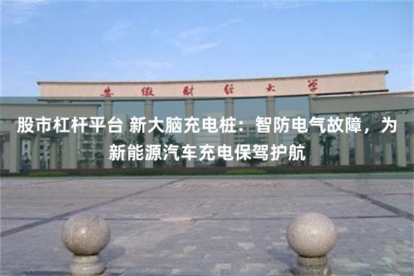 股市杠杆平台 新大脑充电桩：智防电气故障，为新能源汽车充电保驾护航