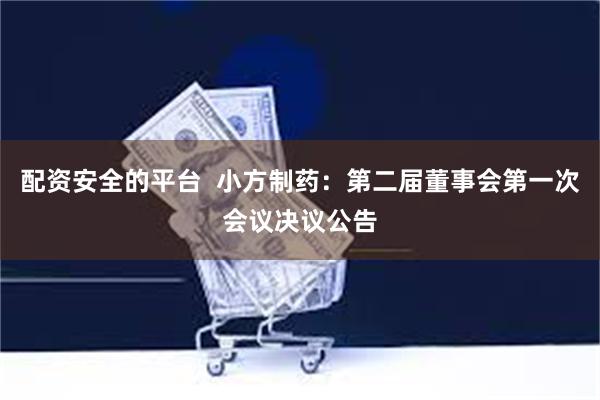 配资安全的平台  小方制药：第二届董事会第一次会议决议公告