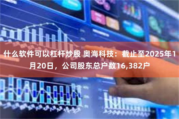 什么软件可以杠杆炒股 奥海科技：截止至2025年1月20日，公司股东总户数16,382户