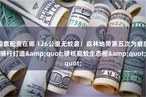 股票配资在哪 126公里无蚊袭！森林地带第五次为磨房骑行打造&quot;硬核驱蚊生态圈&quot;